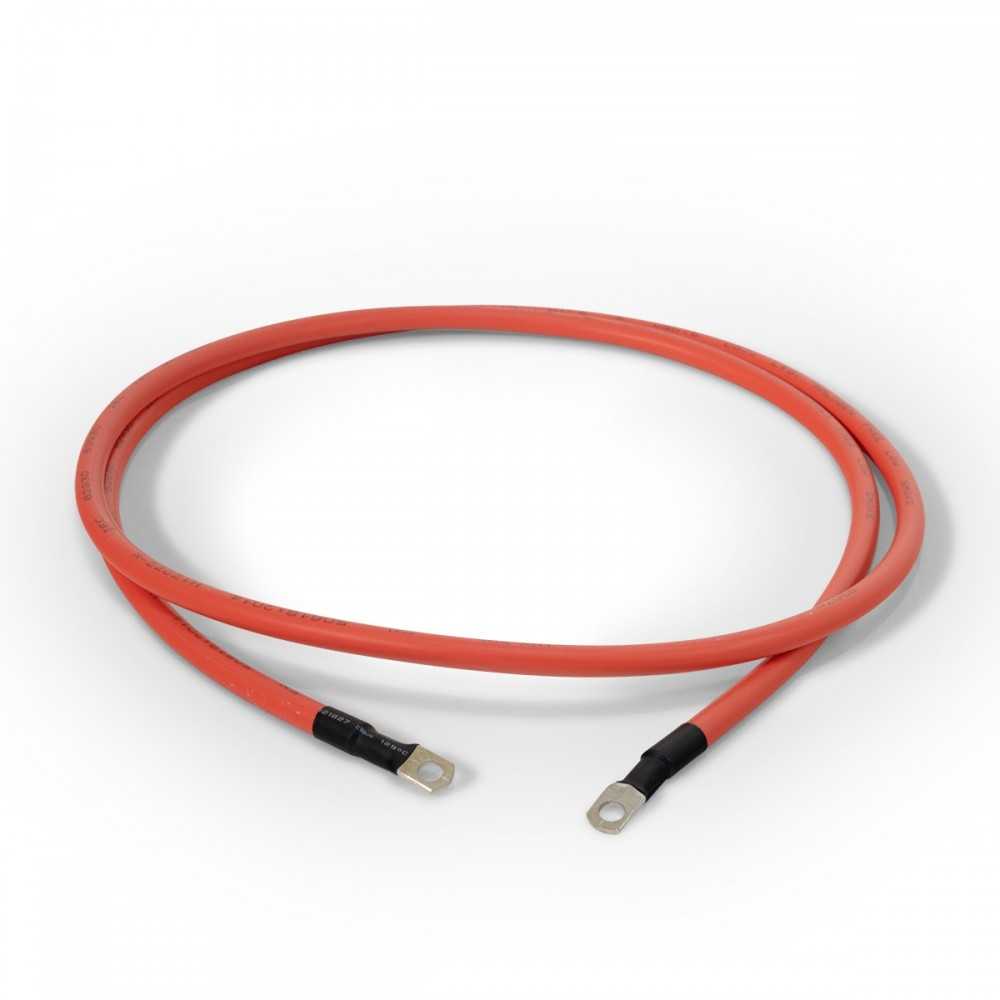 Câble de connexion 25 mm² 2 m avec cosses à anneau