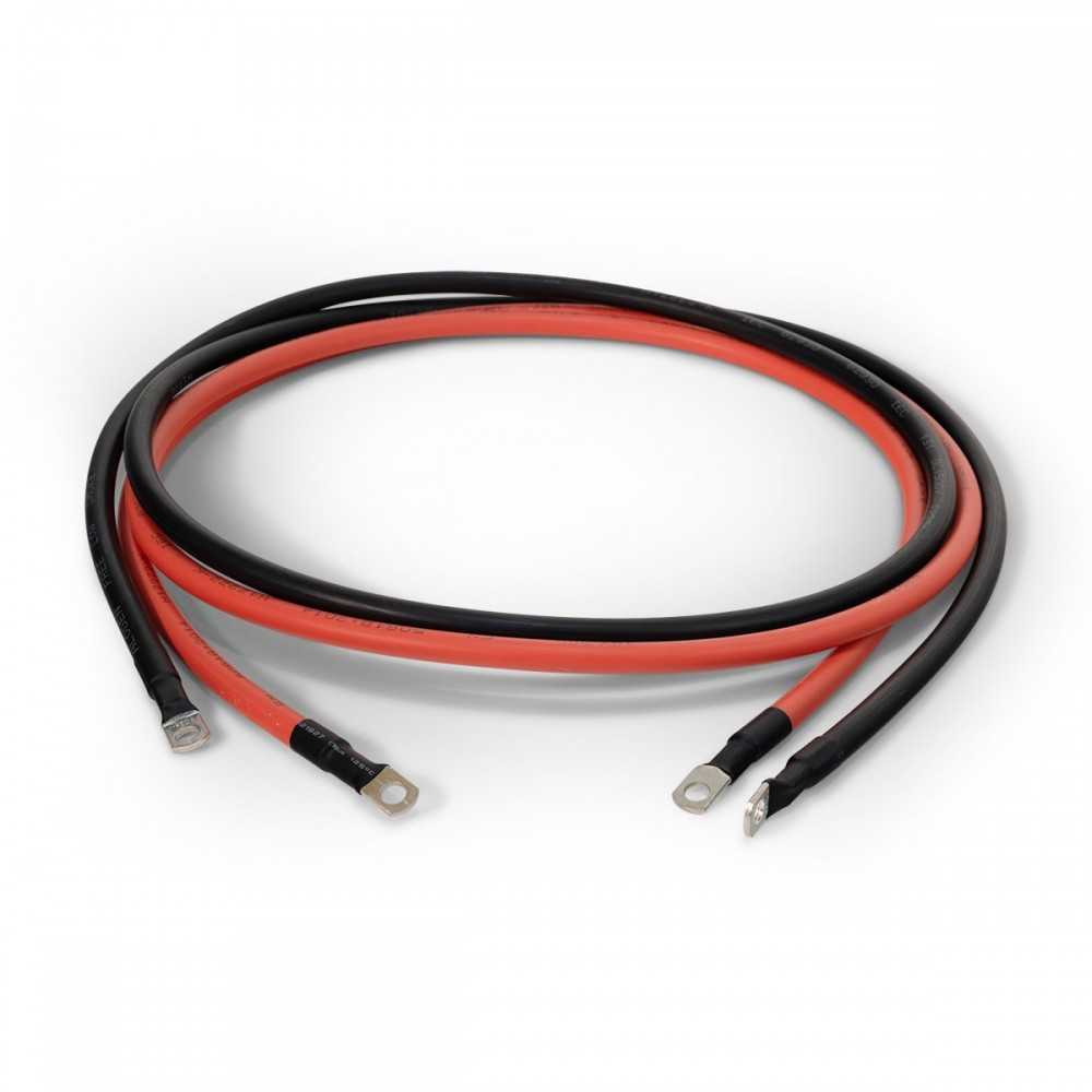 Câble de connexion 25 mm² 2 m avec cosses à anneau