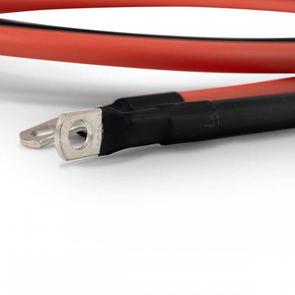 Câble de connexion 25 mm² 2 m avec cosses à anneau