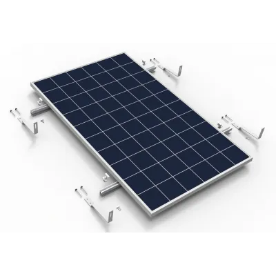 Support de fixation pour panneaux solaires pour toitures à tuiles en queue de castor.