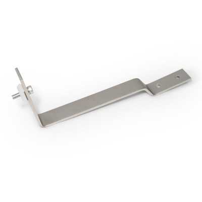 Bracket for solar panels for roofs with beaver tail tiles.