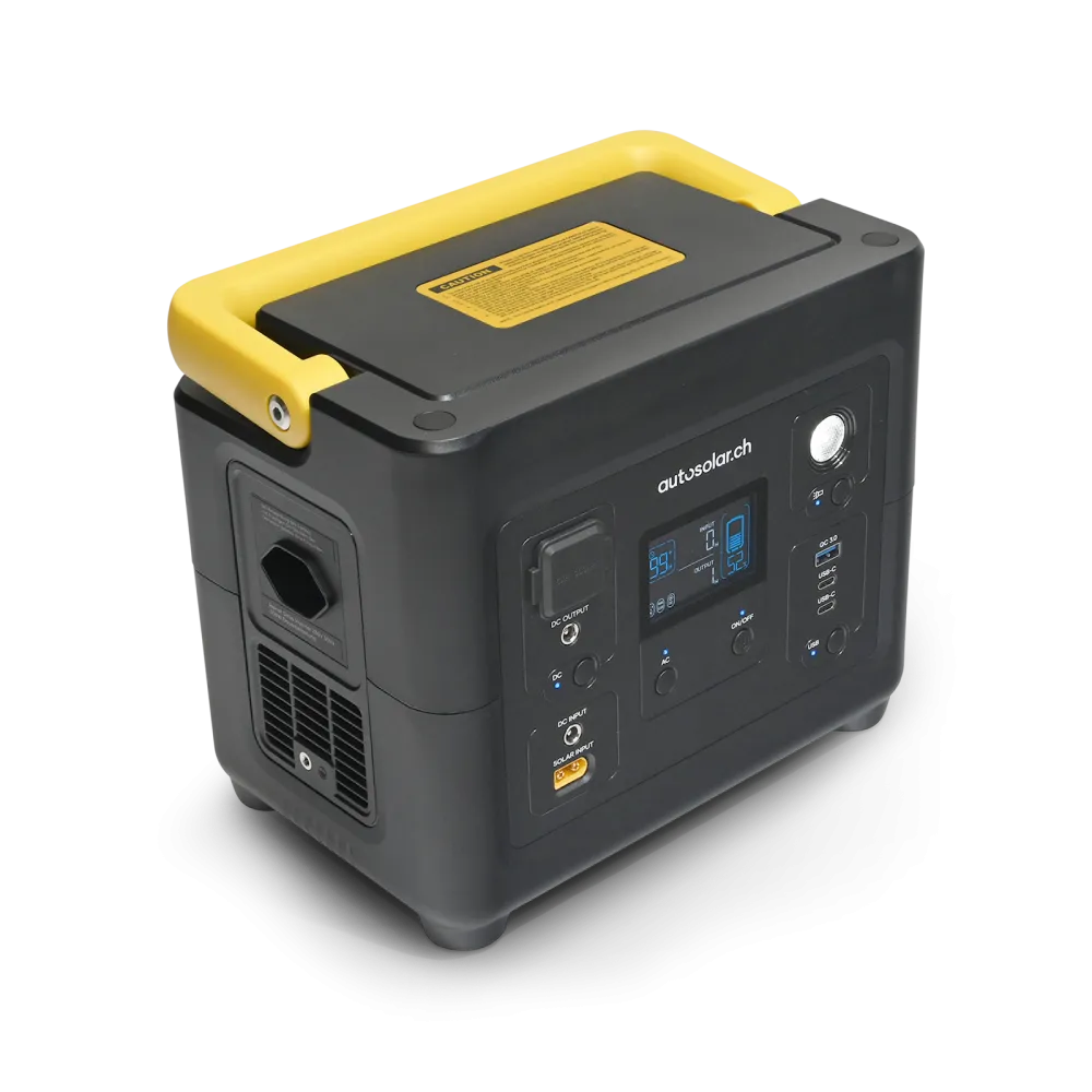 Powerstation 300W mit 135W Solarkoffer - mobiler Generator