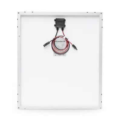 Monokristallines Solarpanel 100W - Solarmodul 100 Watt 12V