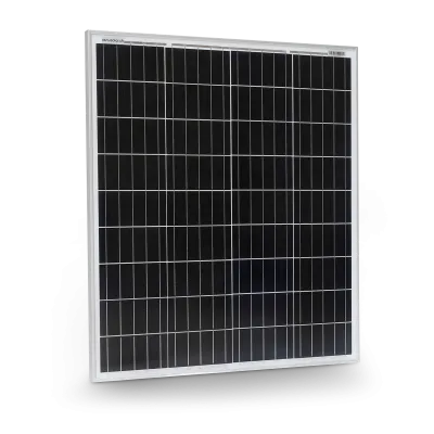 Monokristallines Solarpanel 100W - Solarmodul 100 Watt 12V
