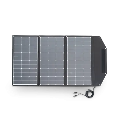 Effizientes Solarmodul 180W: Faltbarer Solarkoffer 180W flexibel - inkl. Ladegerät und Anschlussklemmen