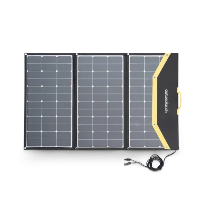 Effizientes Solarmodul 180W: Faltbarer Solarkoffer 180W flexibel - inkl. Ladegerät und Anschlussklemmen