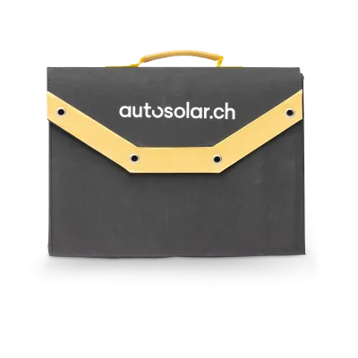 Flexible Solarmodule: Faltbares, effizientes Solarmodul 105W mit Ladegerät - AutoSolar.ch