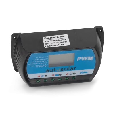 Contrôleur de charge solaire PWM 10 A / Chargeur