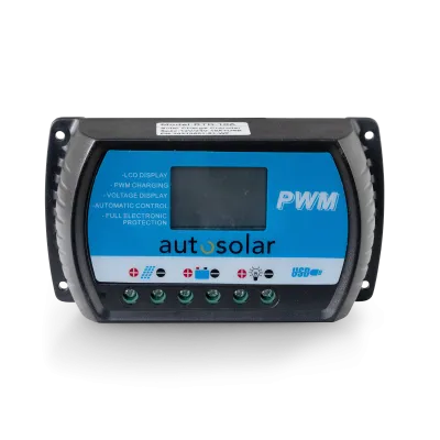 Contrôleur de charge solaire PWM 10 A / Chargeur