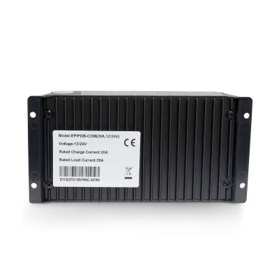 Contrôleur de charge solaire double PWM 20A pour 2 batteries