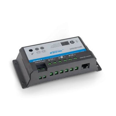 Contrôleur de charge solaire double PWM 20A pour 2 batteries