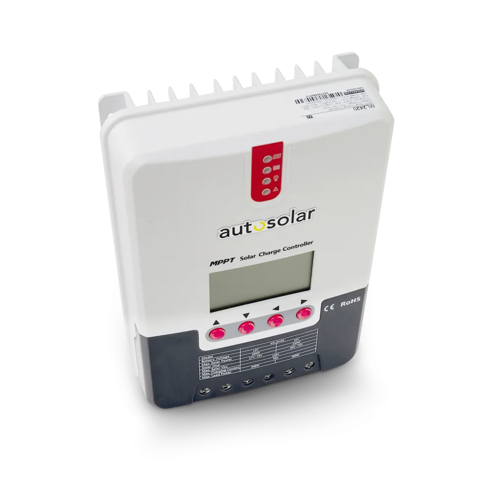 Solar Charge Controller (MPPT) ML2420 20A – 20A MPPT charge controller with display