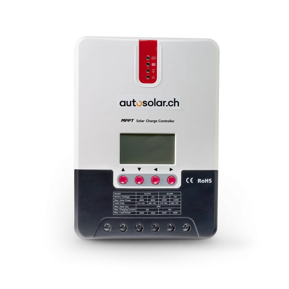 Régulateur de charge solaire ML2440 - MPPT 40A avec écran