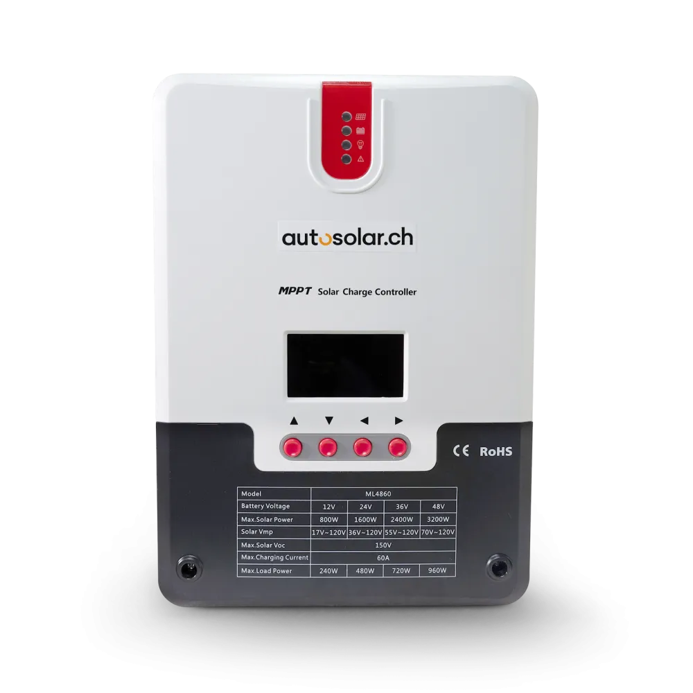 Régulateur de charge solaire ML4860 - MPPT 60A avec écran
