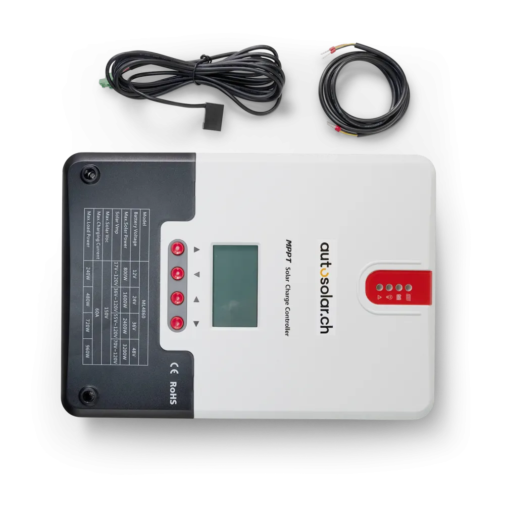 Solar Laderegler ML4860 - MPPT 60A mit Display Solar Laderegler ML4860 - MPPT 60A mit Display