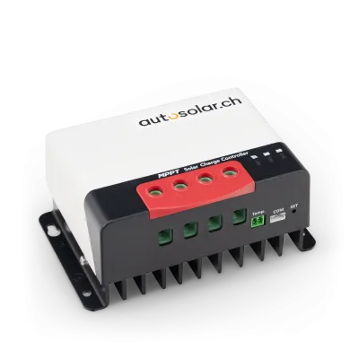 Compact 30A charge controller, ideal for mobile homes, campers etc.