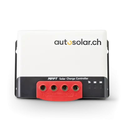 Compact 30A charge controller, ideal for mobile homes, campers etc.