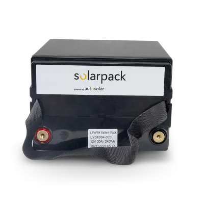 Lithium-Batterie (LiFePO4) 20Ah 12V ideal für Wohnmobil und Solar