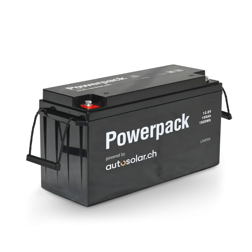 Lithium battery 150 Ah (equivalent to 300Ah) - LiFePo4 solar battery with app