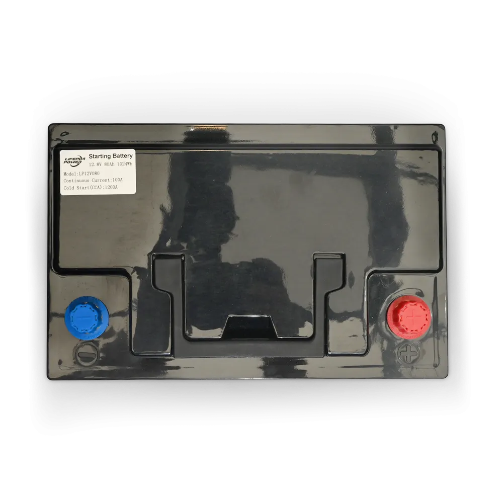 Batterie de démarrage au lithium (LiFePO4) 80 Ah 12 V pour véhicules