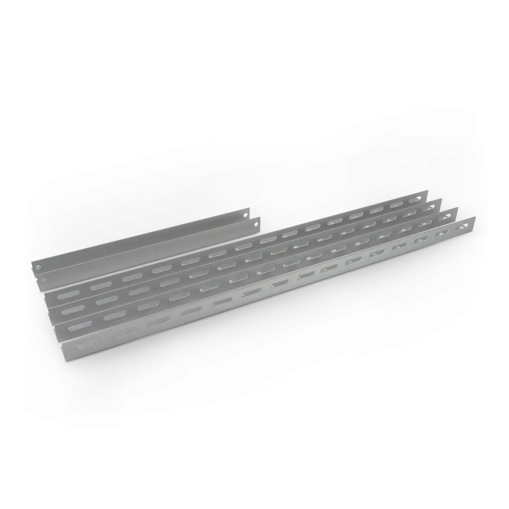 Support réglable pour le montage de panneaux solaires sur un abri de jardin