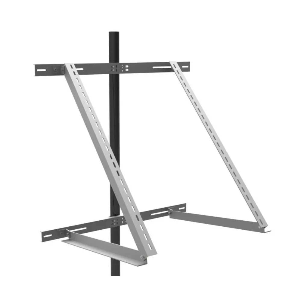 Support de mât de 6 à 8 cm pour panneaux solaires destinés aux clôtures électriques