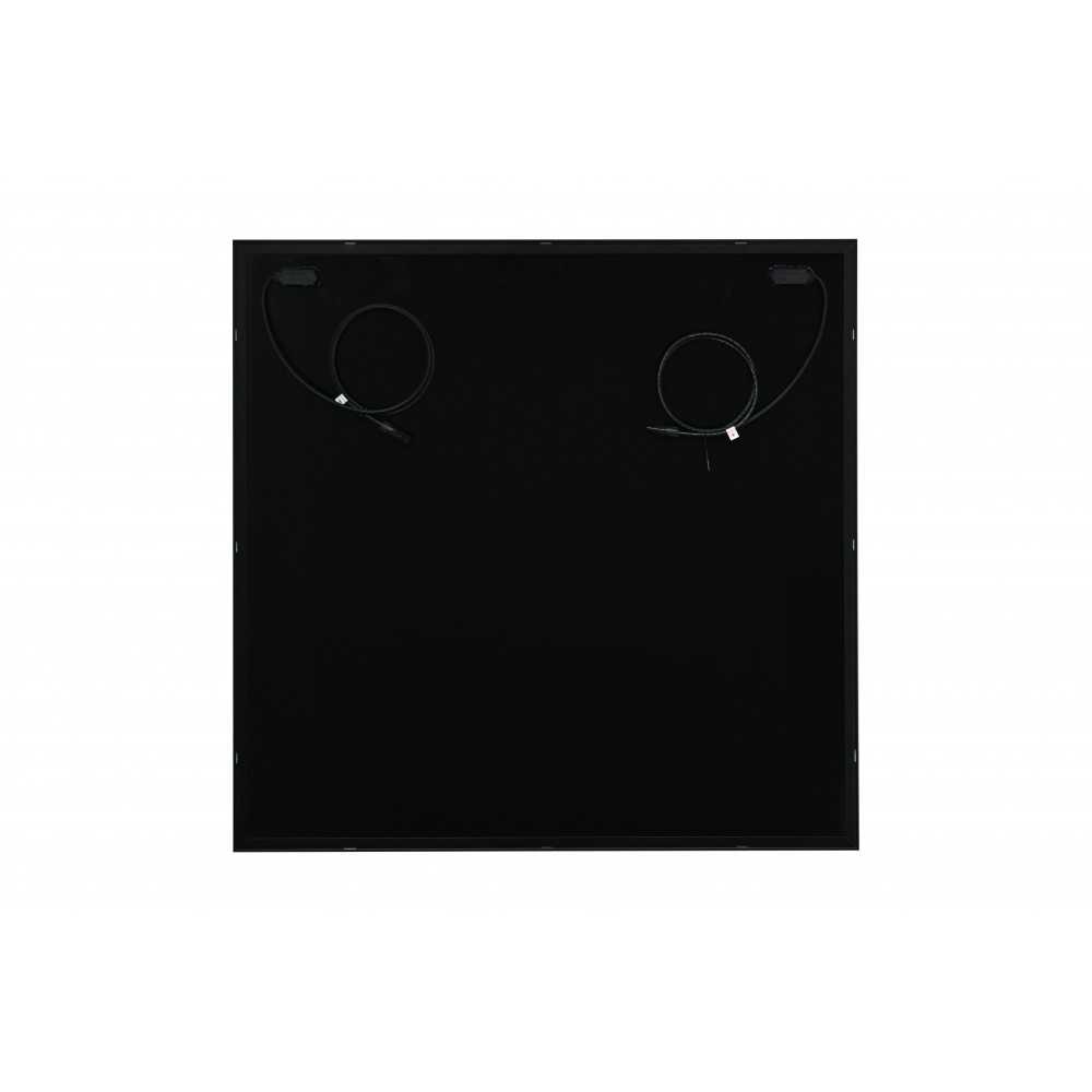 Balcony power plant with black panels