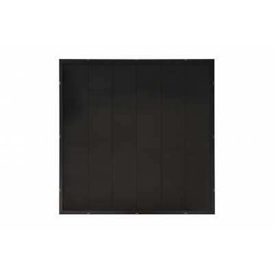 Balcony power plant with black panels