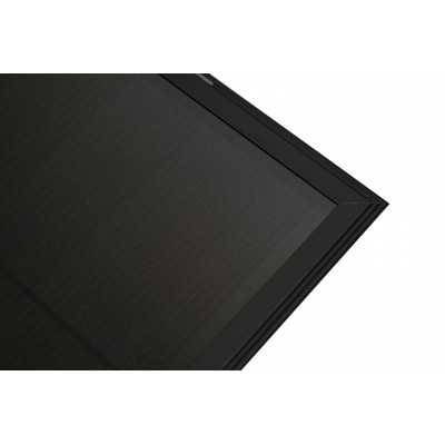 Balcony power plant with black panels