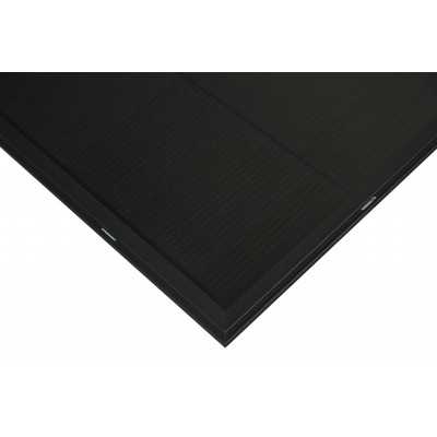 Centrale électrique de balcon avec panneaux noirs