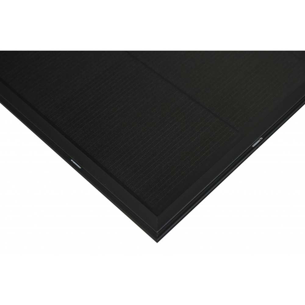 Balkonkraftwerk mit Panels in schwarz Balkonkraftwerk mit Panels in schwarz