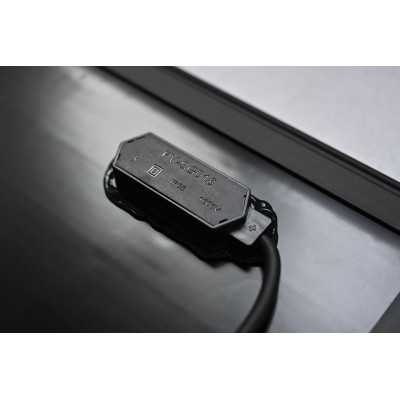 Balcony power plant with black panels