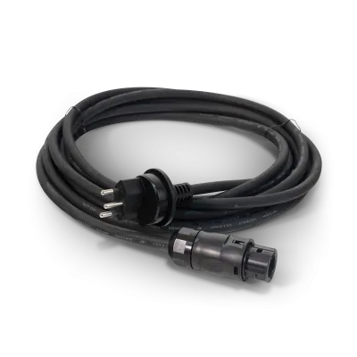 Balcony power plant with black panels