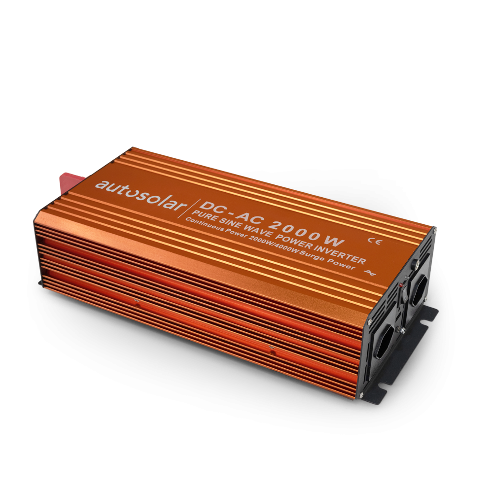 2000 Watt Inverter - Pure Sine Wave - 12V to 230V - 2000W Inverter