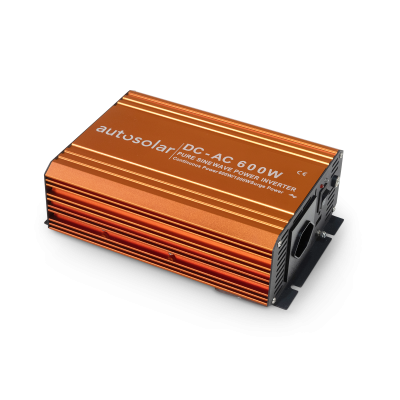 600 Watt inverter - pure sine wave - 12V to 230V - AutoSolar.ch