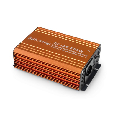 600 Watt Wechselrichter - reiner Sinus - 12V zu 230V - AutoSolar.ch