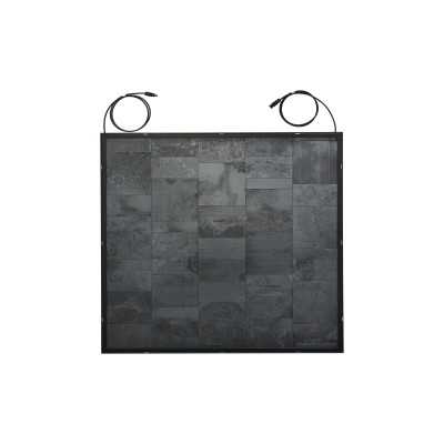 Balcony power plant in stone look