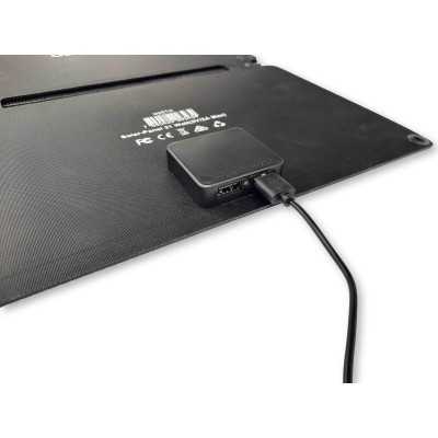Panneau solaire pliable de 21 watts avec deux ports USB