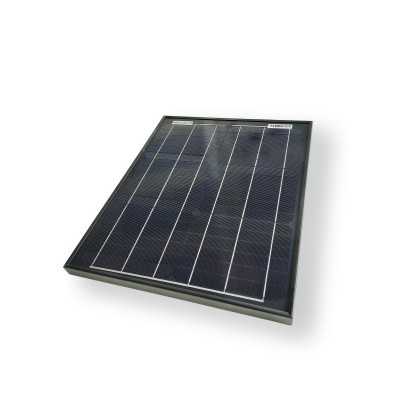 AutoSolar 20 Watt Solar Panel - Black