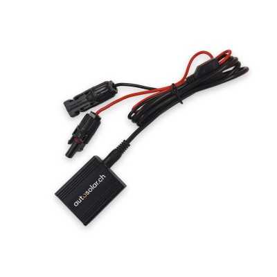 AutoSolar DC converter with 2 USB ports for solar power systems