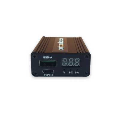 AutoSolar DC converter with 2 USB ports for solar power systems