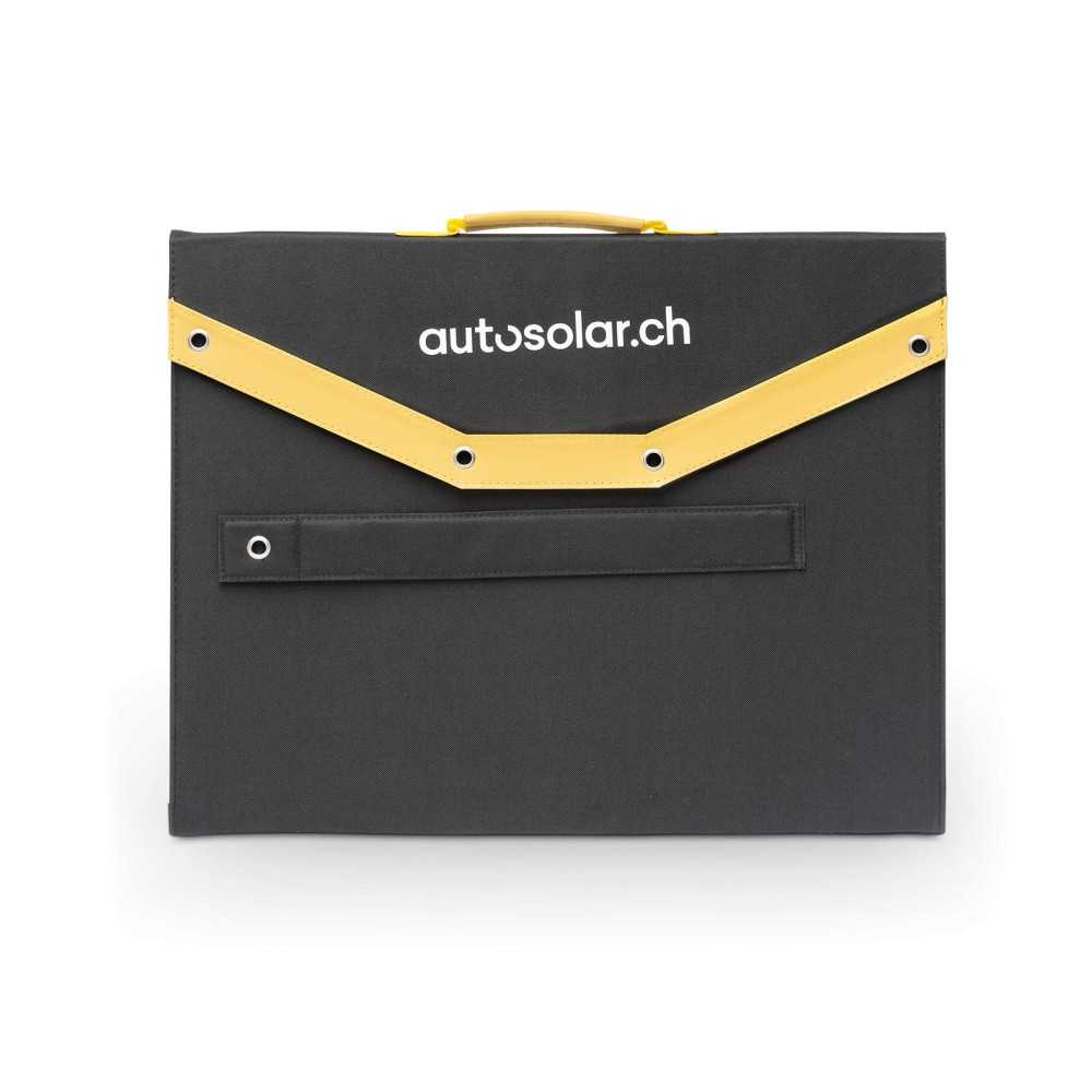 Valise solaire flexible AutoSolar 135 W (3 x 45 W) avec convertisseur CC AutoSolar