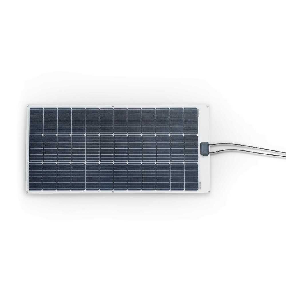 100W solar panel, flexible, thin, inexpensive - solar module for motorhomes.