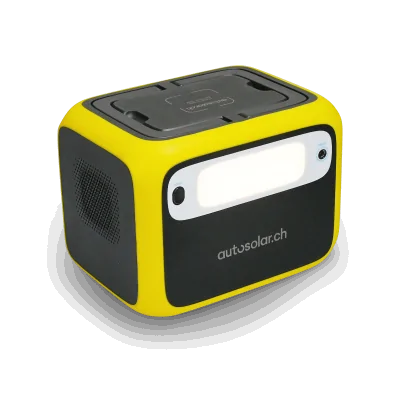 Solargenerator 500Wh mit flexiblem 140W Solarmodul - mobiler Generator mit Sinus-Wechselrichter