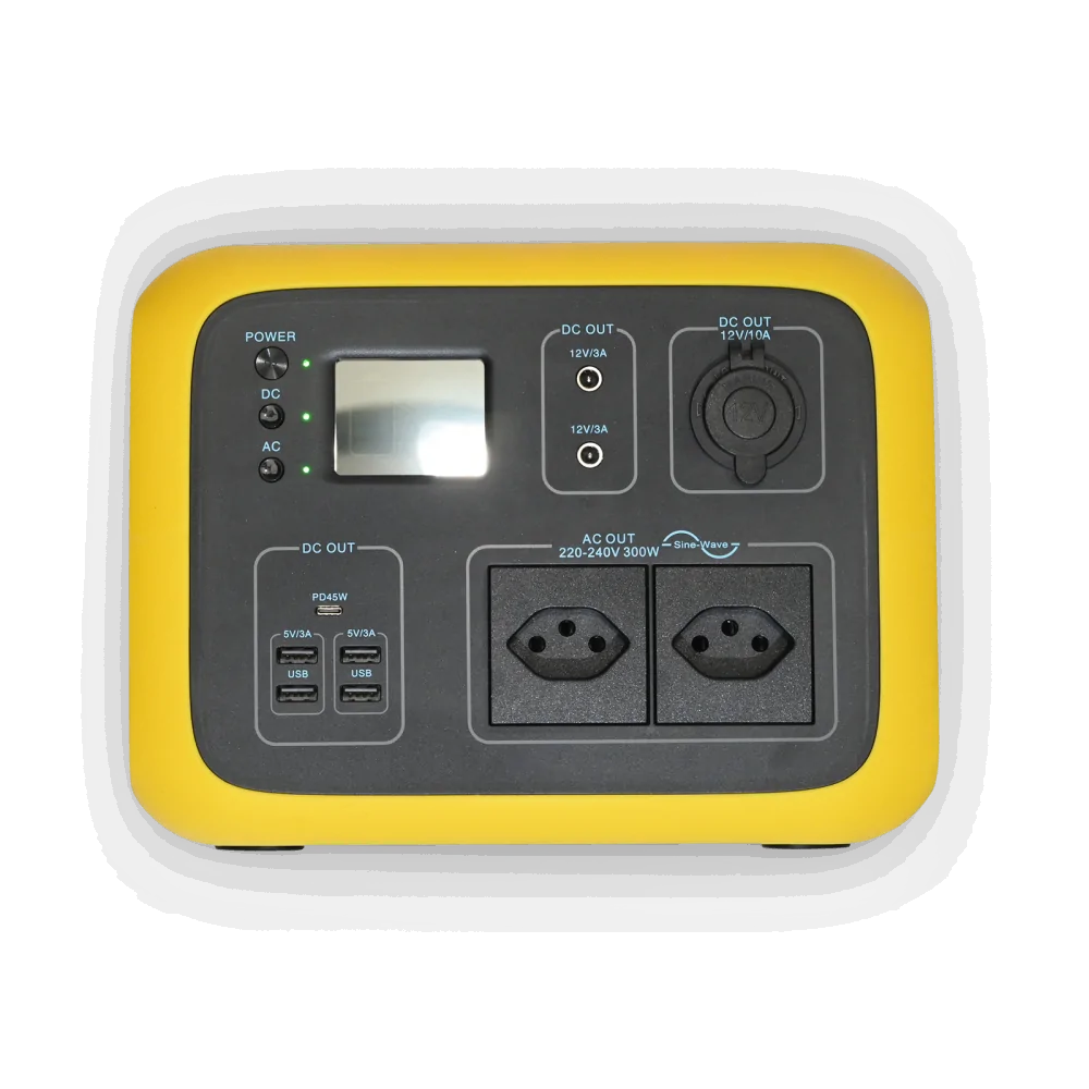 Powerstation 500Wh mit flexiblem 140W Solarmodul - mobiler Generator mit Sinus-Wechselrichter