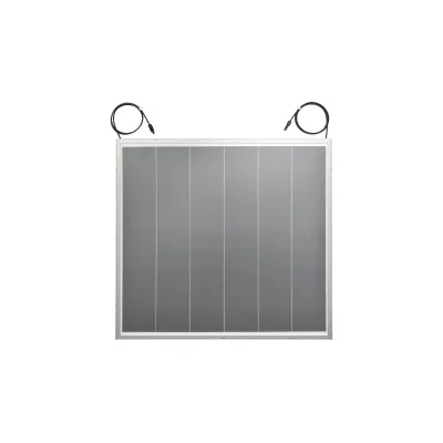 AutoSolar 200 Watt Solarpanel in weiss/grau Nadelstreifen