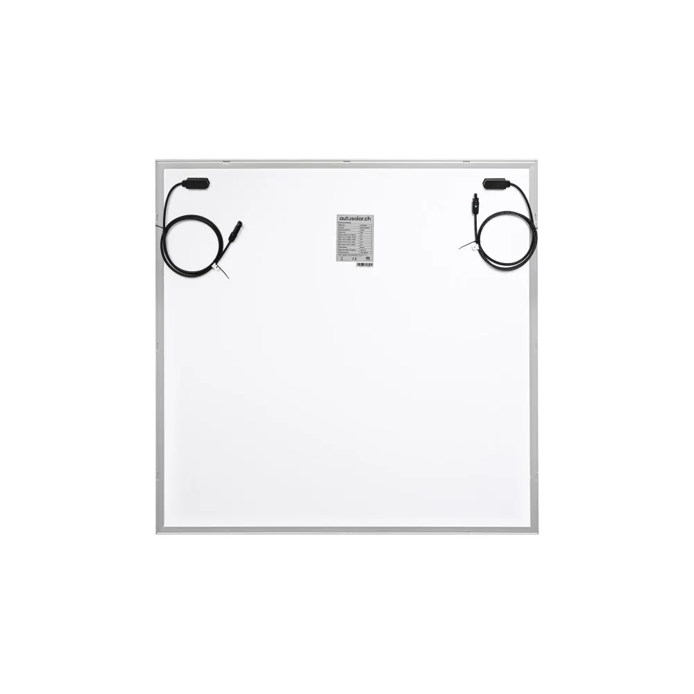AutoSolar 200 Watt Solarpanel in weiss/grau Nadelstreifen