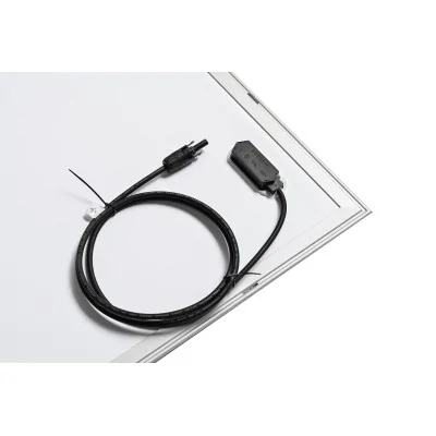 AutoSolar 200 Watt Solarpanel in weiss/grau Nadelstreifen