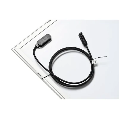 AutoSolar 200 Watt Solarpanel in weiss/grau Nadelstreifen