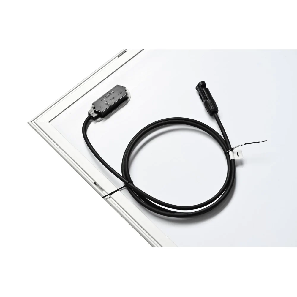 Panneau solaire AutoSolar 200 watts blanc/gris à fines rayures